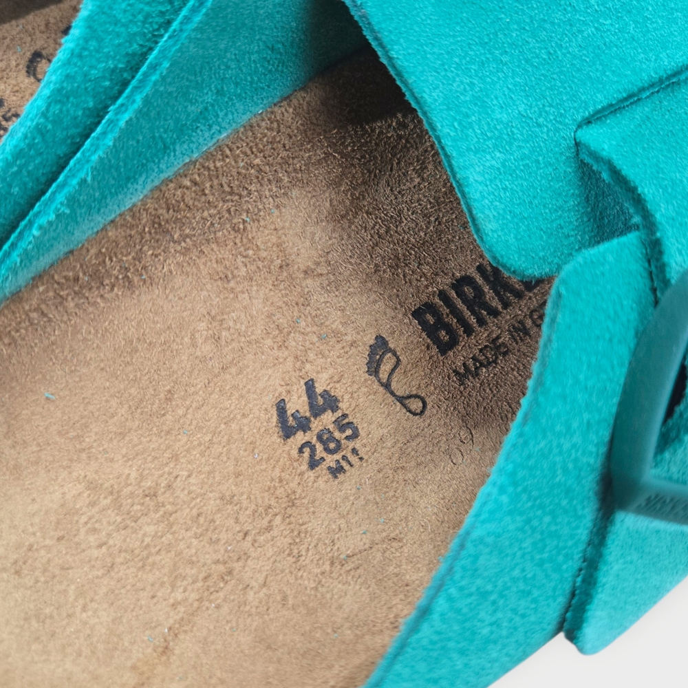 Birkenstock New w/ Box Boston Digital Green Suede Leather Regular Mens Size 11 - Picture 4 of 14